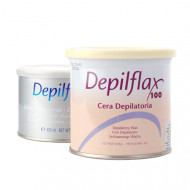Vosk na depiláciu Depilflax v plechovke 500 ml, azulén