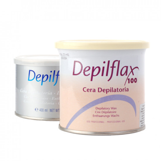 Vosk na depiláciu Depilflax v plechovke 500 ml, azulén