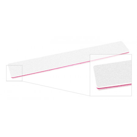 Pilník široký 100/180 biely 1 ks