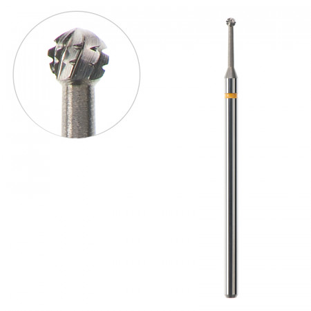 Frézka na pedikúru oceľová guľka 1,6/1,6mm ACURATA