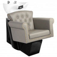 Kadernícky umývací box Gabbiano Berlin šedý Kadernícky umývací box Gabbiano Berlin šedý