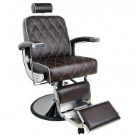Barberské kreslo Gabbiano Imperial hnedé