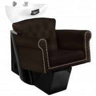 Kadernícky umývací box Gabbiano Berlin hnedý