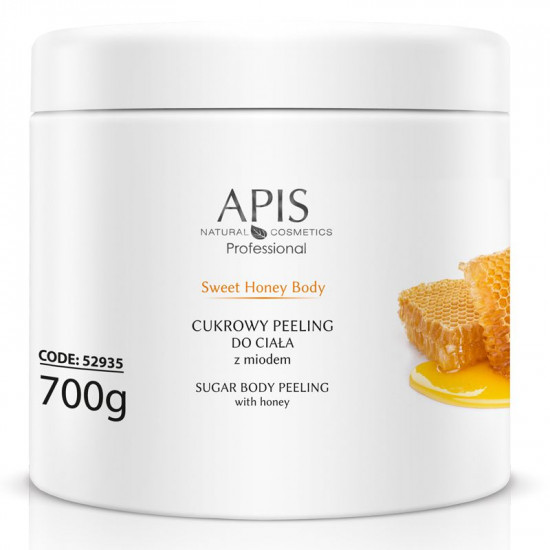 APIS CUKROVÝ PEELING NA TELO SWEET HONEY S MEDOM 700 g APIS CUKROVÝ PEELING NA TELO SWEET HONEY S MEDOM 700 g