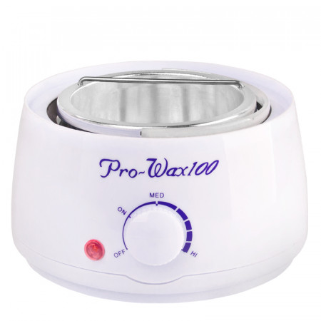 Ohrievač depilačného vosku v plechovke Pro Wax 100 W / 400 ml biely