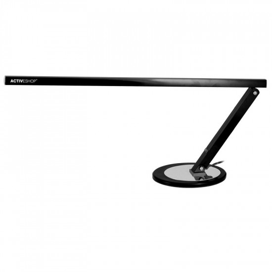 Kozmetická lampa LED na stôl SLIM, čierna