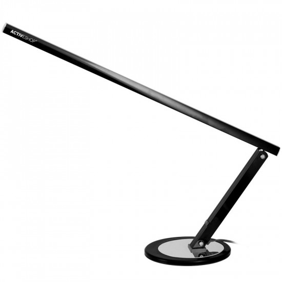Kozmetická lampa LED na stôl SLIM, čierna
