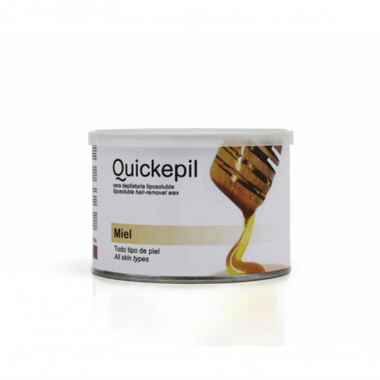 Vosk na depiláciu Quickepil v plechovke 400 ml, natural