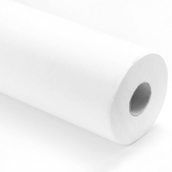 Jednorázové papierové prestieradlo QUICKEPIL 60 cm biele, 70 m