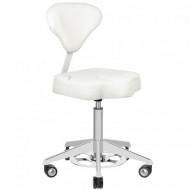 Kozmetická taburetka Azzurro 156F Bump-Up, biela