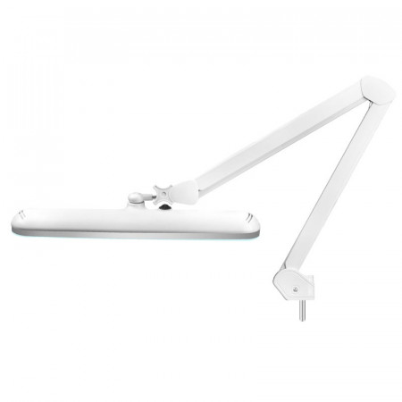 Kozmetická lampa LED ELEGANTE 801-S na stôl s podstavou, biela
