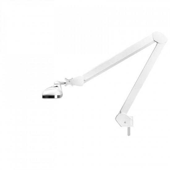 Kozmetická lampa LED ELEGANTE 801-S na stôl s podstavou, biela
