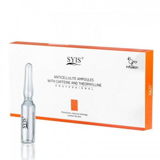 SYIS anticelulitídne serum s kefeinom a teoflínom, ampulky 10x 10 ml