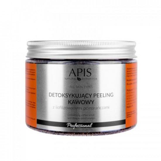 APIS Detoxikujúci kávový peeling, pomaranč 300 g