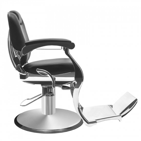 Barberske kreslo Gabbiano Angelo čierne Barberske kreslo Gabbiano Angelo čierne
