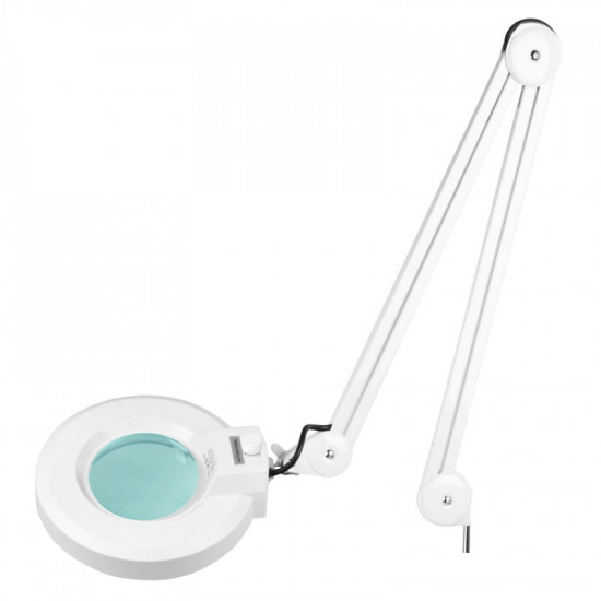 Kozmetická lupa lampa S4 LED s reguláciou intenzity + stativ, biela
