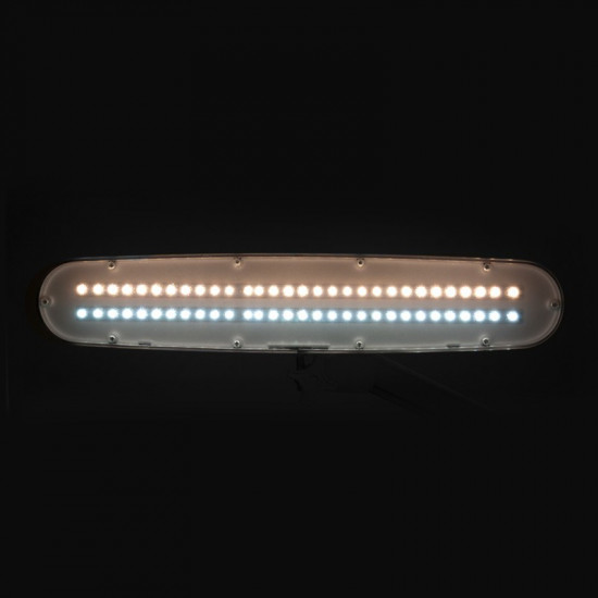 Kozmetická lampa LED Elegante 801-TL s reguláciou intezity a farby + statív, biela