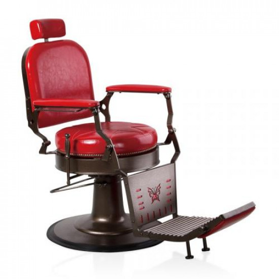 Barberske kreslo Gabbiano Red Star Barberske kreslo Gabbiano Red Star