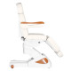 Elektrické kozmetické kreslo Eclipse 2323 3x motor biele-drevo Elektrické kozmetické kreslo Eclipse 2323 3x motor biele-drevo