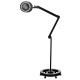 Kozmetická lupa lampa Elegante 6025 60 LED SMD 5D na statíve čierna