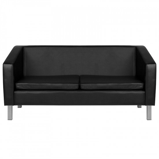 Sofa do čakárne Gabbiano BM18003 čierna