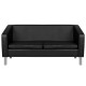 Sofa do čakárne Gabbiano BM18003 čierna