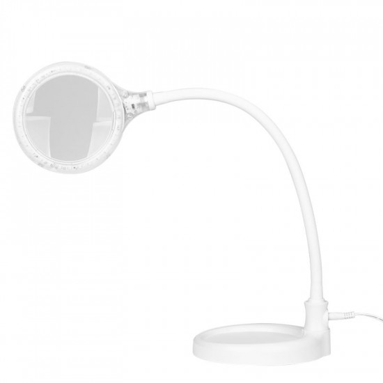 Kozmetická lupa lampa ELEGANTE 2014-2R 30 LED SMD 5D s podstavcom na stôl