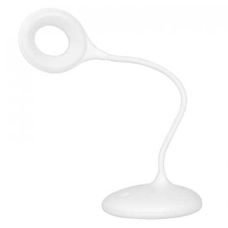 Manikérska pracovná LED lampa na stôl SNAKE Ring biela