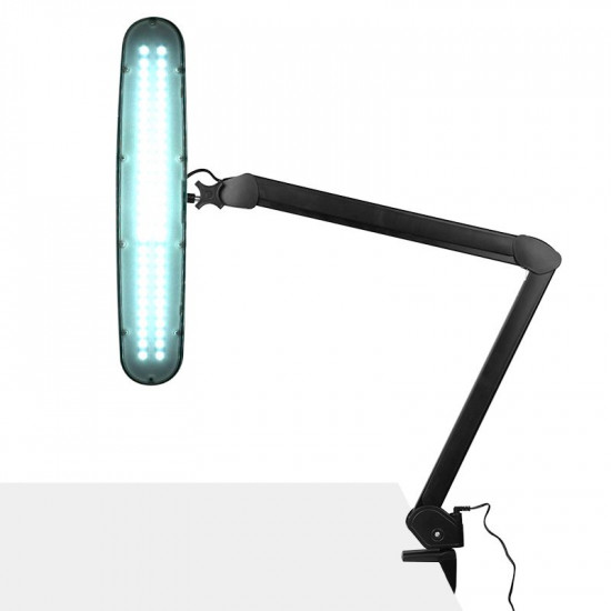 Kozmetická pracovná lampa LED ELEGANTE 801-L na stôl s reguláciou intezity svetla čierna