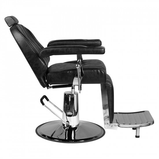 Barberské kreslo Hair System SM 138 Čierne