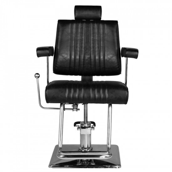 Barberske kreslo Hair System SM185 čierne