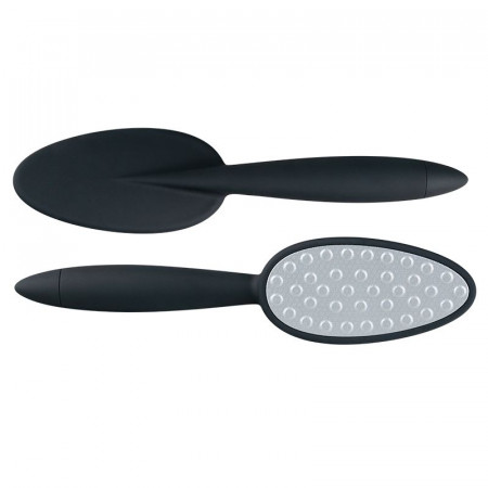 Pilník na pedikúru s oceľovou brúsnou plochou Black MF-31