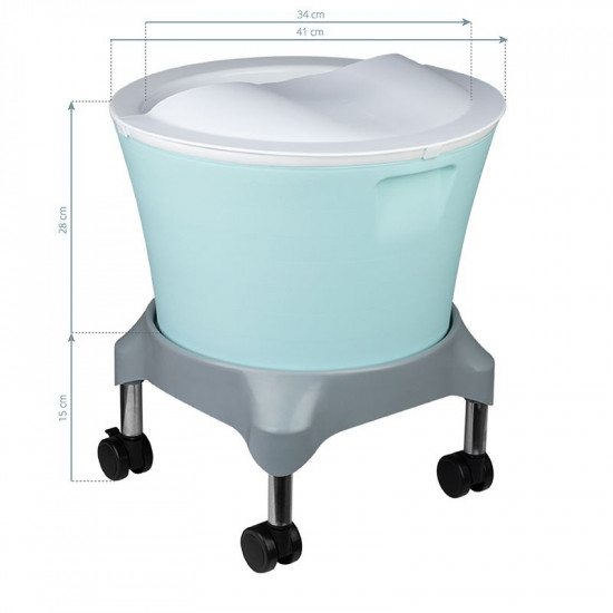Vanička na pedikúru Azzurro 981 vozík + misa Vanička na pedikúru Azzurro 981 vozík + misa