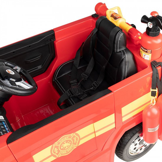 Detské kadernícke kreslo požiarnicke autíčko