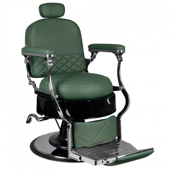Barberské kreslo Vito zelené Barberské kreslo Vito zelené