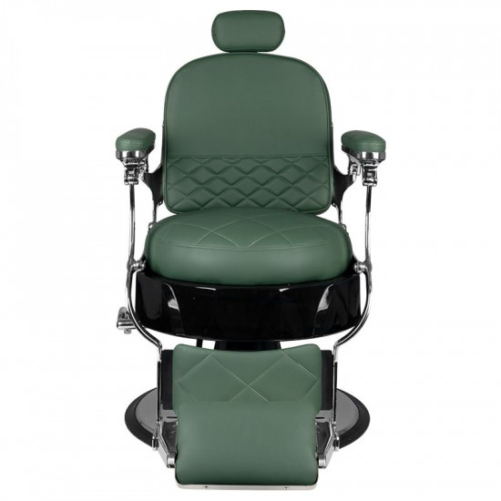 Barberské kreslo Vito zelené Barberské kreslo Vito zelené