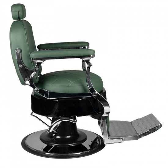Barberské kreslo Vito zelené Barberské kreslo Vito zelené