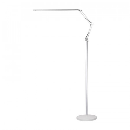 Kozmetická pracovná lampa LED All4Light Lashes Line 2 na statíve strieborná