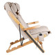 Relaxačné skladacie kreslo Sakura Relax s funkciou masáže béžové Relaxačné skladacie kreslo Sakura Relax s funkciou masáže béžové