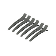 Kadernícke klipsy do vlasov E-12B sivé 11,5 cm, 6 ks