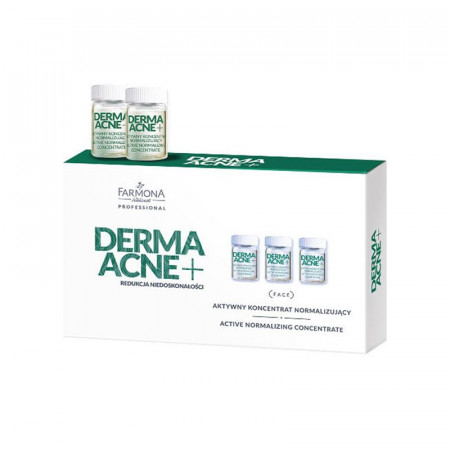 Farmona Dermaacne+ aktívny normalizačný koncentrát na tvár 5x5 ml