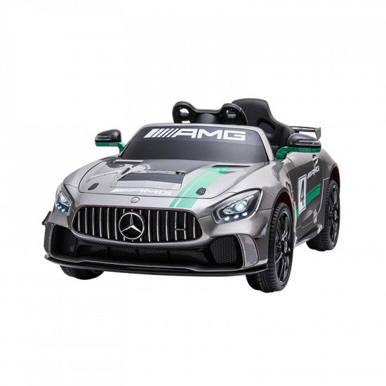 Elektrické autíčko na batériu Mercedes-Benz GT 4 AMG strieborné