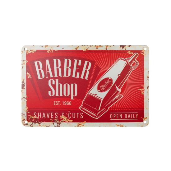 Ceduľa Barbershop B 013