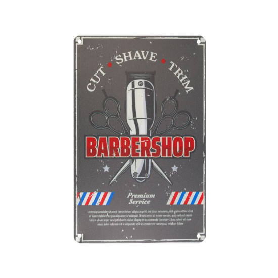 Ceduľa Barbershop B 028 Ceduľa Barbershop B 028