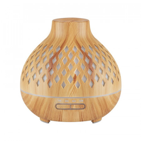 Aróma difuzér zvlhčovač vzduchu SPA 10 svetlé drevo 400 ml s časovačom