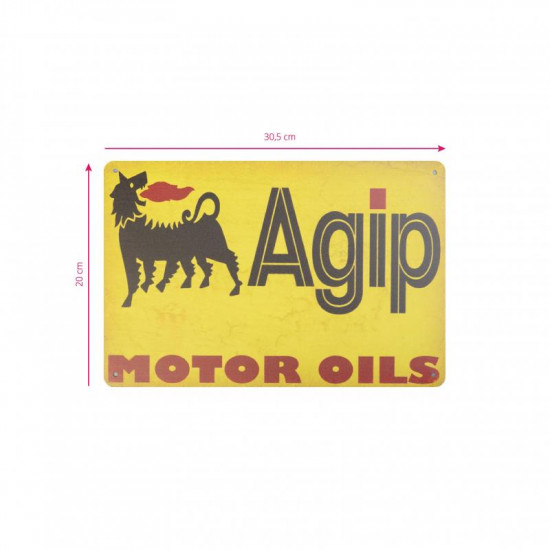 Dekoračná tabuľka Agip C001