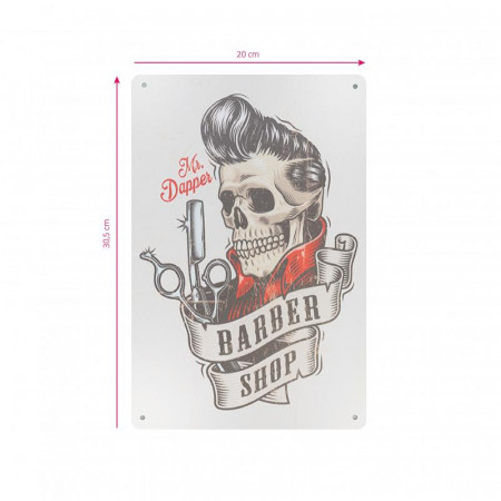 Dekoračná tabuľka Barber Shop B023
