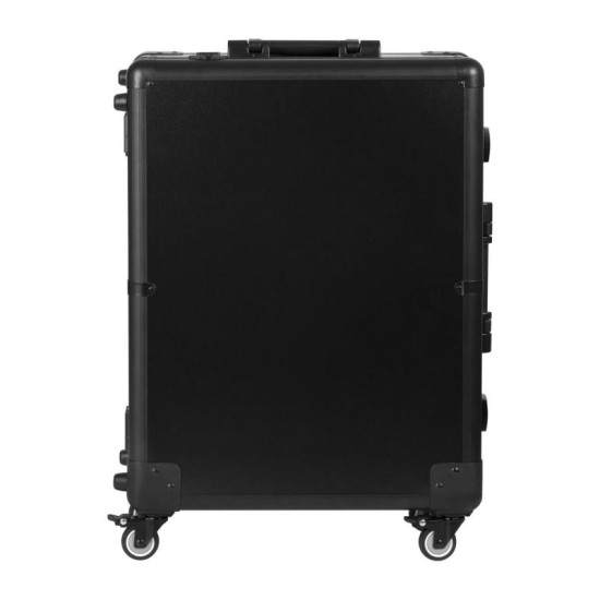 Kozmetický kufor čierny a prenosný stolík s USB a reproduktormi