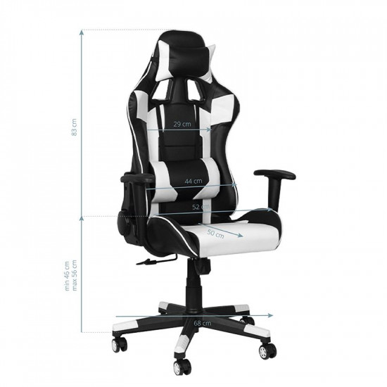 Herná stolička Premium 916 biela Herná stolička Premium 916 biela