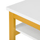Stôl na manikúru 17 G bielozlatý